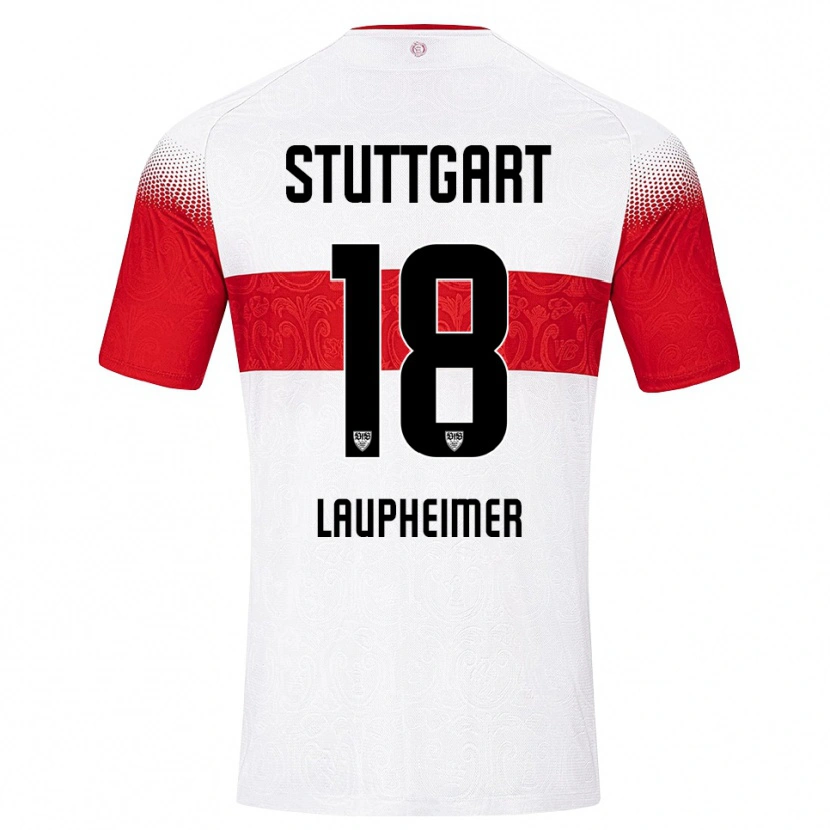 Danxen Damen Lukas Laupheimer #18 Weiß Rot Gelb Heimtrikot Trikot 2026/27 T-Shirt Schweiz