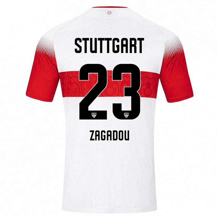 Danxen Damen Dan-Axel Zagadou #23 Weiß Rot Gelb Heimtrikot Trikot 2026/27 T-Shirt Schweiz