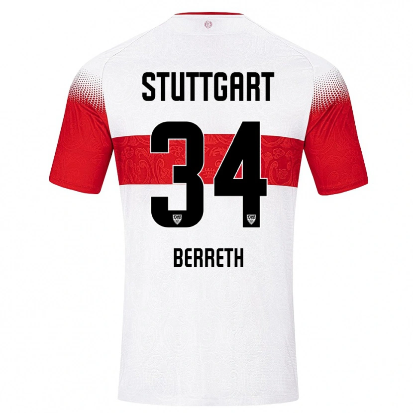 Danxen Damen Luca Berreth #34 Weiß Rot Gelb Heimtrikot Trikot 2026/27 T-Shirt Schweiz