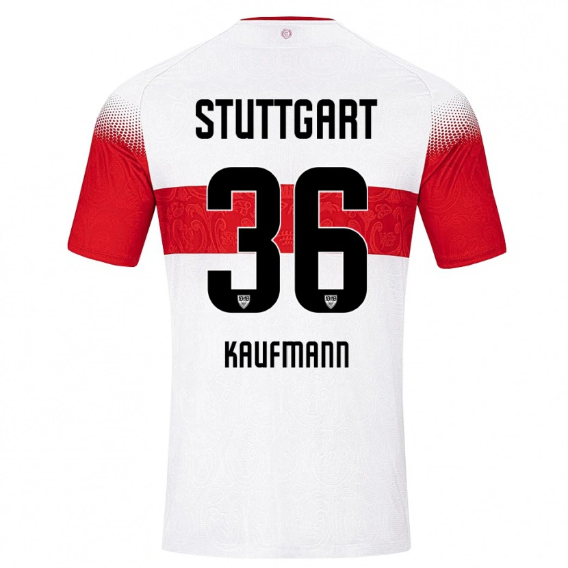Danxen Damen Tino Kaufmann #36 Weiß Rot Gelb Heimtrikot Trikot 2026/27 T-Shirt Schweiz