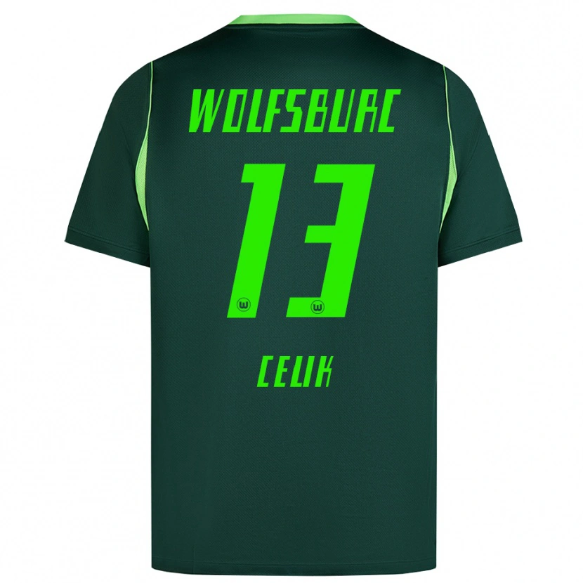 Danxen Damen Dennis Celik #13 Dunkelgrün Weiß Heimtrikot Trikot 2026/27 T-Shirt Schweiz