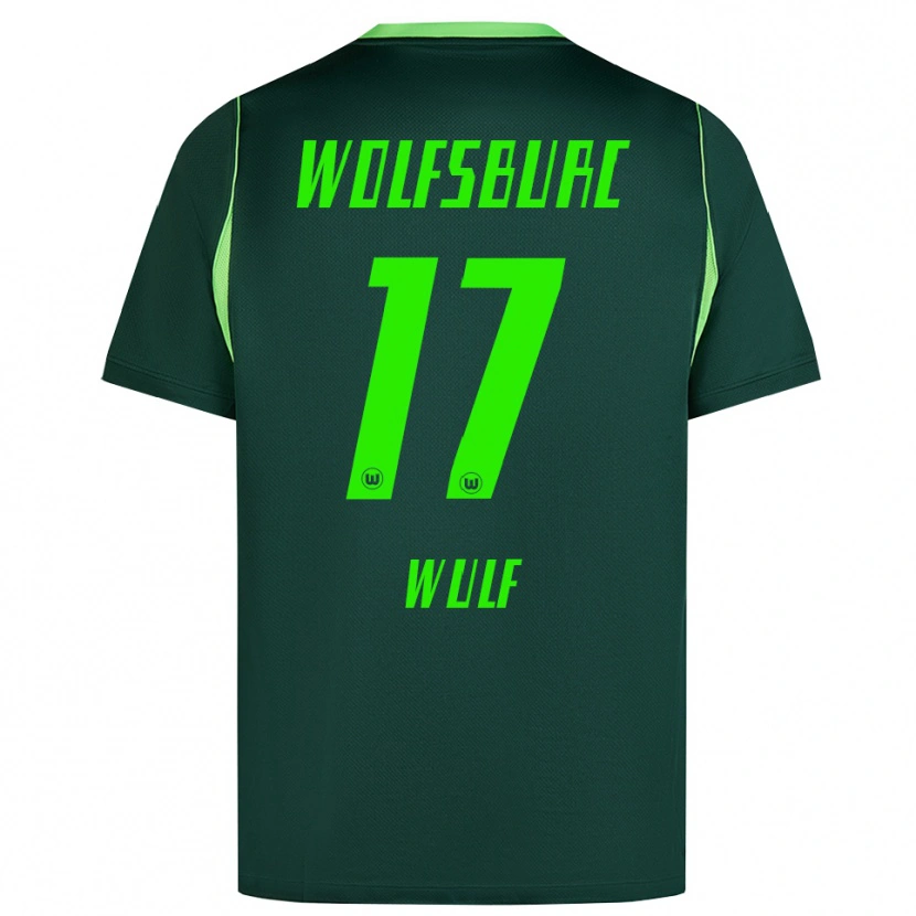 Danxen Damen Diego Wulf #17 Dunkelgrün Weiß Heimtrikot Trikot 2026/27 T-Shirt Schweiz