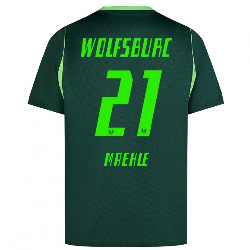Danxen Damen Joakim Maehle #21 Dunkelgrün Weiß Heimtrikot Trikot 2026/27 T-Shirt Schweiz