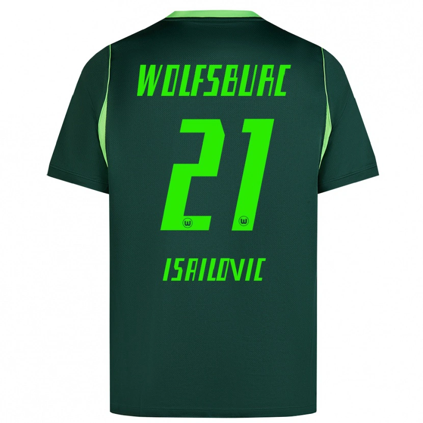 Danxen Damen Nikola Isailovic #21 Dunkelgrün Weiß Heimtrikot Trikot 2026/27 T-Shirt Schweiz