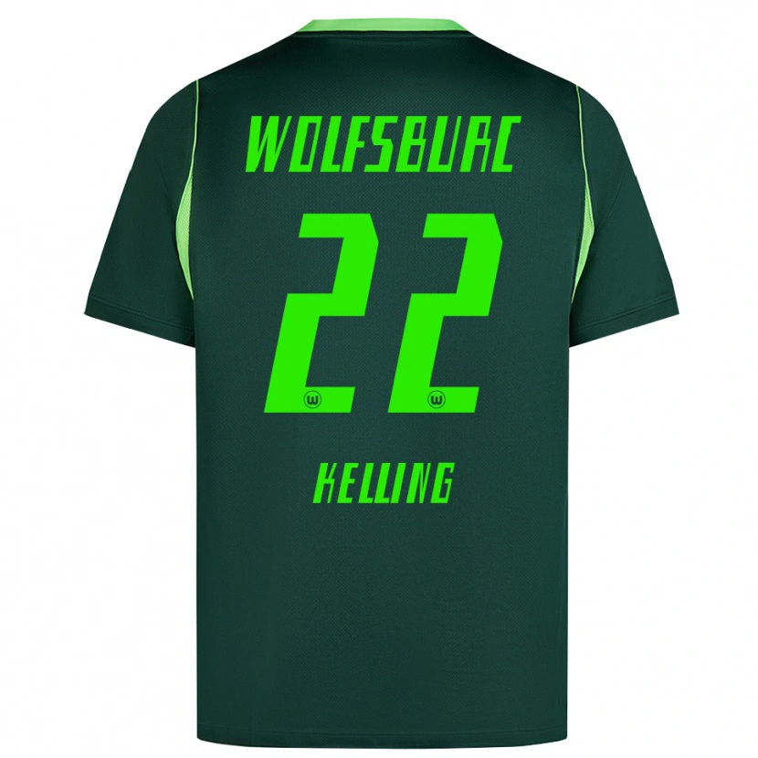 Danxen Damen Lenny Kelling #22 Dunkelgrün Weiß Heimtrikot Trikot 2026/27 T-Shirt Schweiz