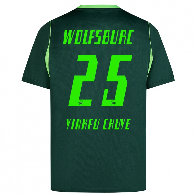 Danxen Damen Miguel Yinkfu Chuye #25 Dunkelgrün Weiß Heimtrikot Trikot 2026/27 T-Shirt Schweiz