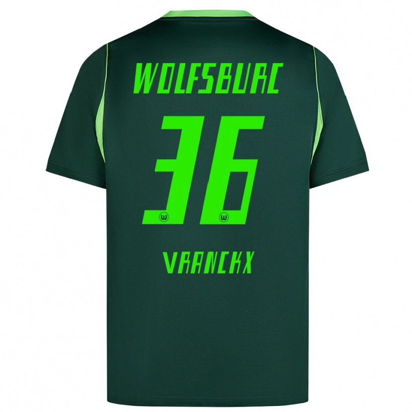 Danxen Damen Aster Vranckx #36 Dunkelgrün Weiß Heimtrikot Trikot 2026/27 T-Shirt Schweiz