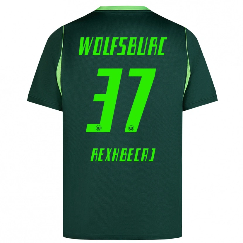 Danxen Damen Elvis Rexhbecaj #37 Dunkelgrün Weiß Heimtrikot Trikot 2026/27 T-Shirt Schweiz