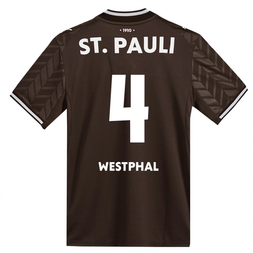 Danxen Damen Jannik Westphal #4 Kaffee Weiß Heimtrikot Trikot 2026/27 T-Shirt Schweiz