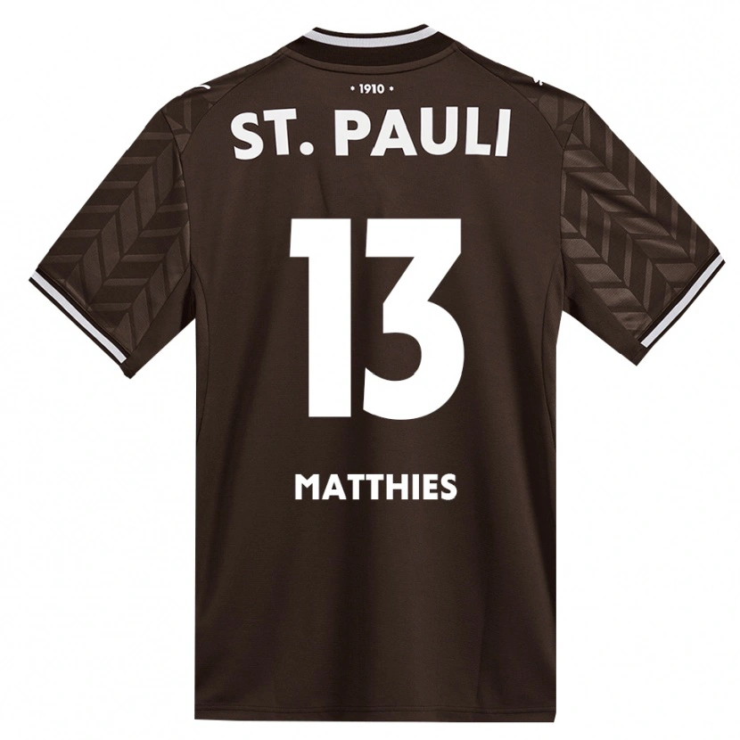 Danxen Damen Leo Matthies #13 Kaffee Weiß Heimtrikot Trikot 2026/27 T-Shirt Schweiz