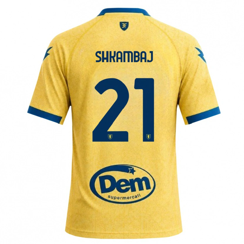 Danxen Damen Ardit Shkambaj #21 Khaki Schwarz Blau Heimtrikot Trikot 2026/27 T-Shirt Schweiz