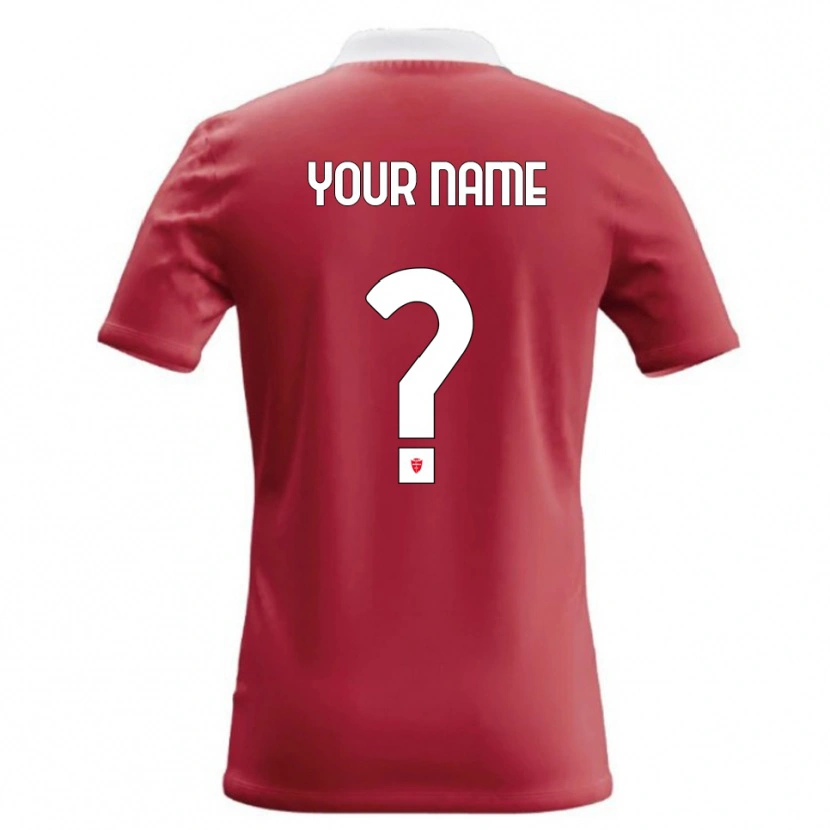 Danxen Damen Ihren Namen #0 Rot Weiß Heimtrikot Trikot 2026/27 T-Shirt Schweiz