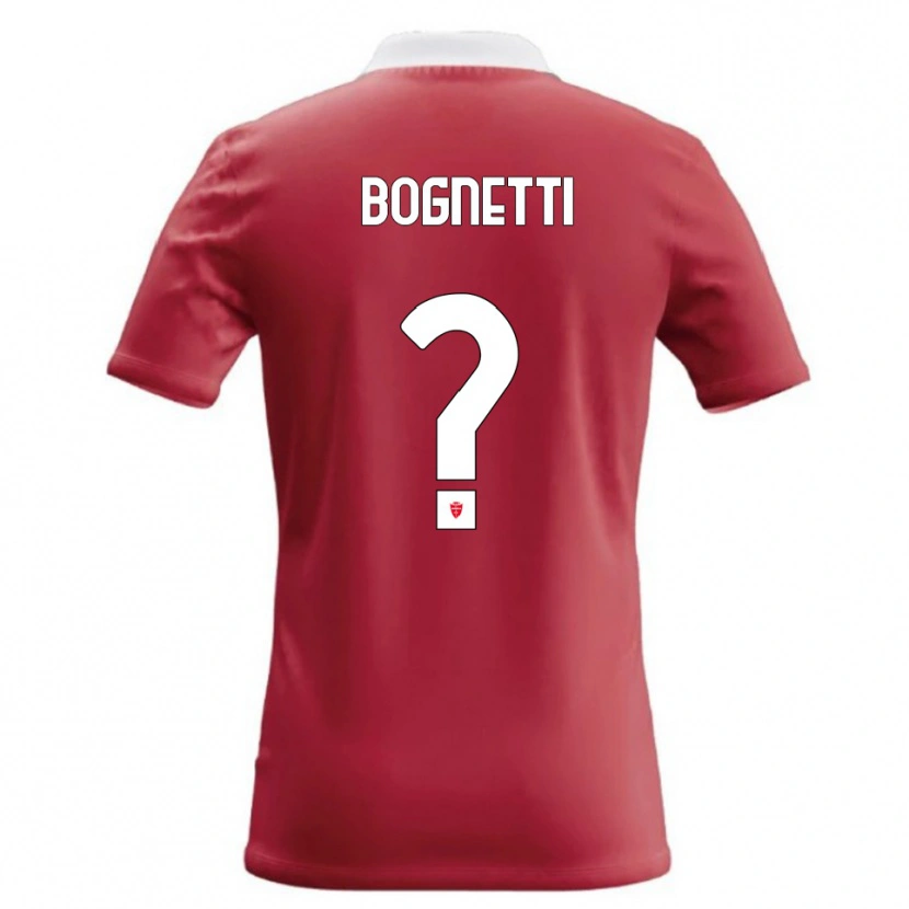 Danxen Damen Federico Bognetti #0 Rot Weiß Heimtrikot Trikot 2026/27 T-Shirt Schweiz