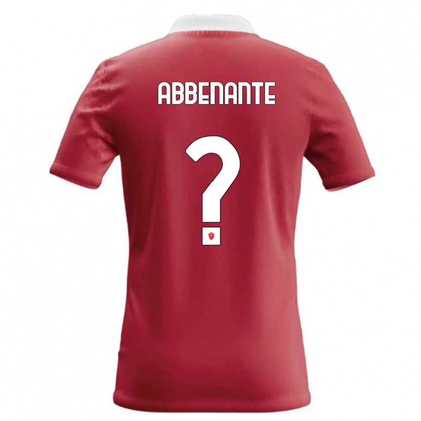 Danxen Damen Alessandro Abbenante #0 Rot Weiß Heimtrikot Trikot 2026/27 T-Shirt Schweiz