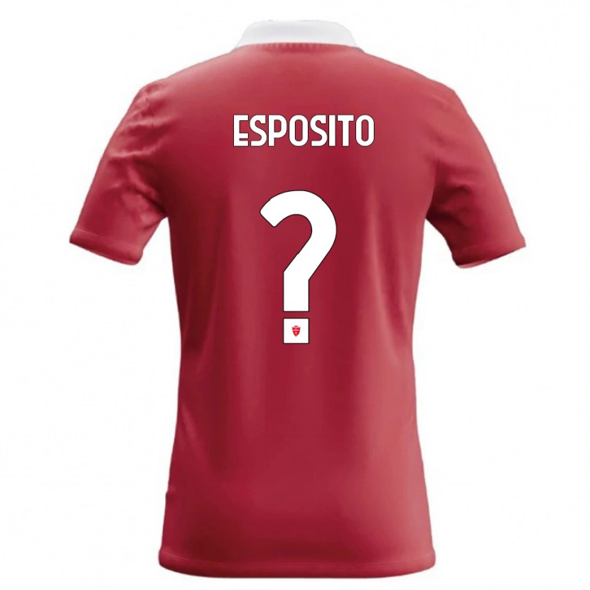 Danxen Damen Marco Esposito #0 Rot Weiß Heimtrikot Trikot 2026/27 T-Shirt Schweiz