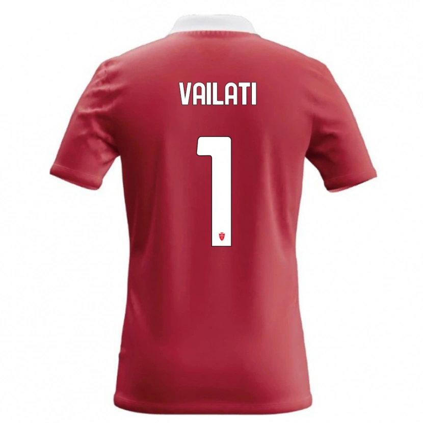 Danxen Damen Andrea Vailati #1 Rot Weiß Heimtrikot Trikot 2026/27 T-Shirt Schweiz