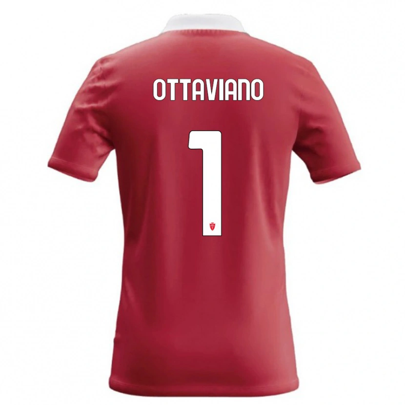 Danxen Damen Alessandro Ottaviano #1 Rot Weiß Heimtrikot Trikot 2026/27 T-Shirt Schweiz