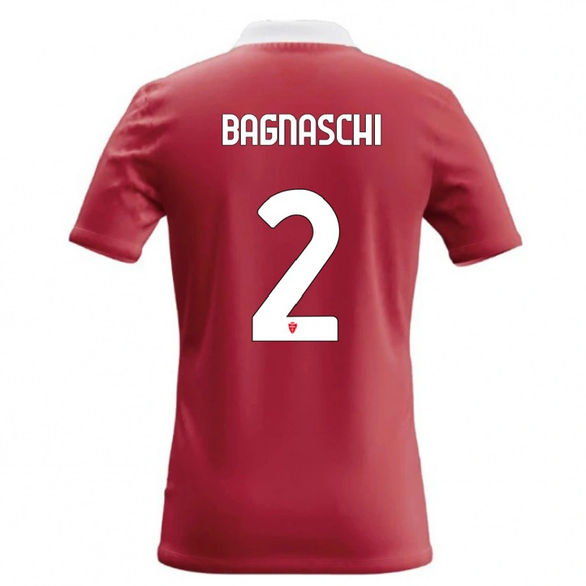 Danxen Damen Alessandro Bagnaschi #2 Rot Weiß Heimtrikot Trikot 2026/27 T-Shirt Schweiz