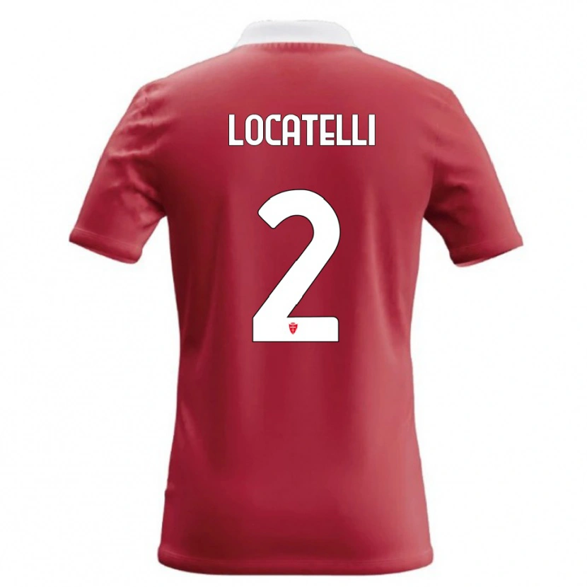 Danxen Damen Gabriel Locatelli #2 Rot Weiß Heimtrikot Trikot 2026/27 T-Shirt Schweiz