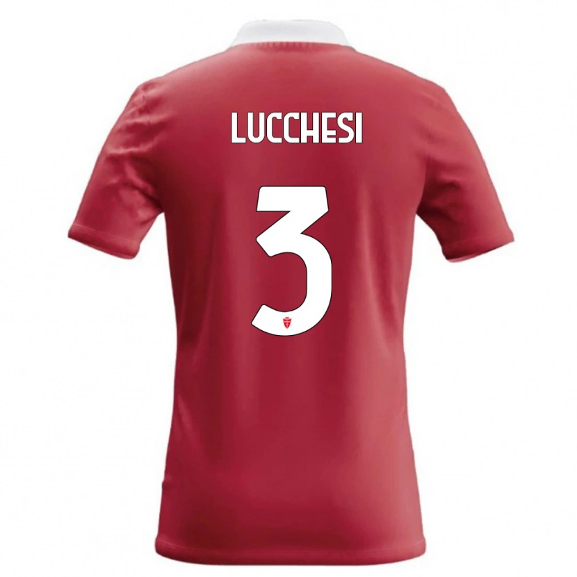 Danxen Damen Lorenzo Lucchesi #3 Rot Weiß Heimtrikot Trikot 2026/27 T-Shirt Schweiz