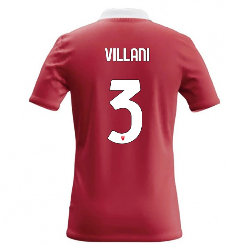 Danxen Damen Matteo Villani #3 Rot Weiß Heimtrikot Trikot 2026/27 T-Shirt Schweiz