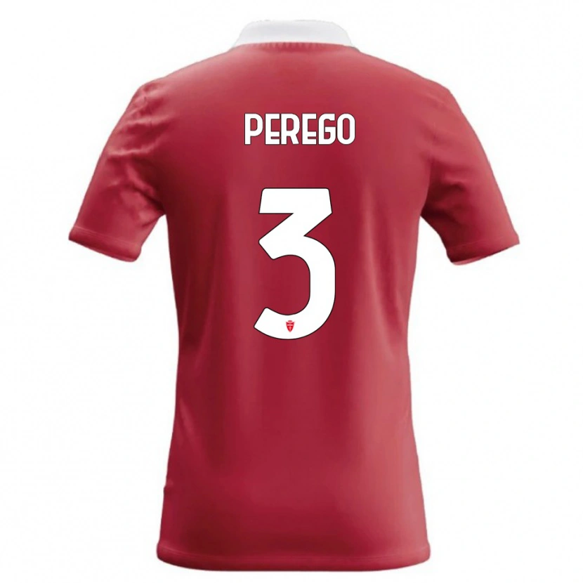 Danxen Damen Gregorio Perego #3 Rot Weiß Heimtrikot Trikot 2026/27 T-Shirt Schweiz