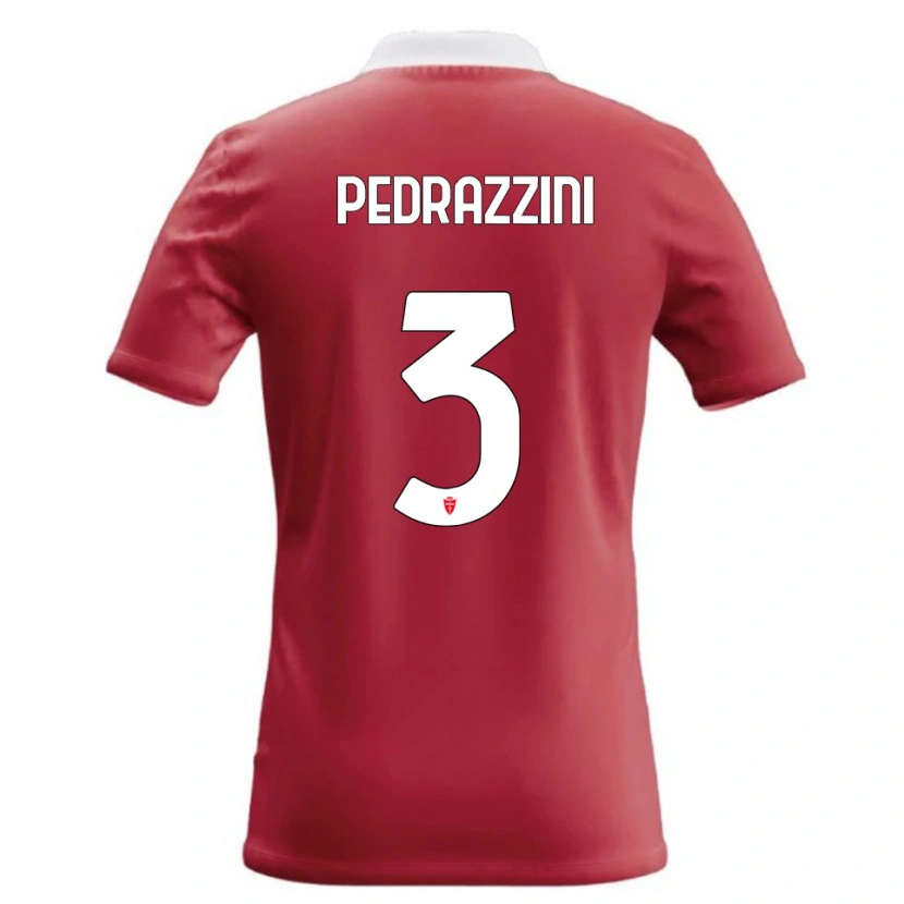 Danxen Damen Carlo Pedrazzini #3 Rot Weiß Heimtrikot Trikot 2026/27 T-Shirt Schweiz