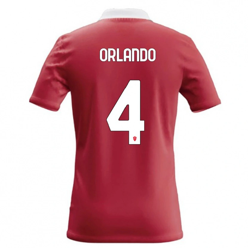 Danxen Damen Andrea Orlando #4 Rot Weiß Heimtrikot Trikot 2026/27 T-Shirt Schweiz
