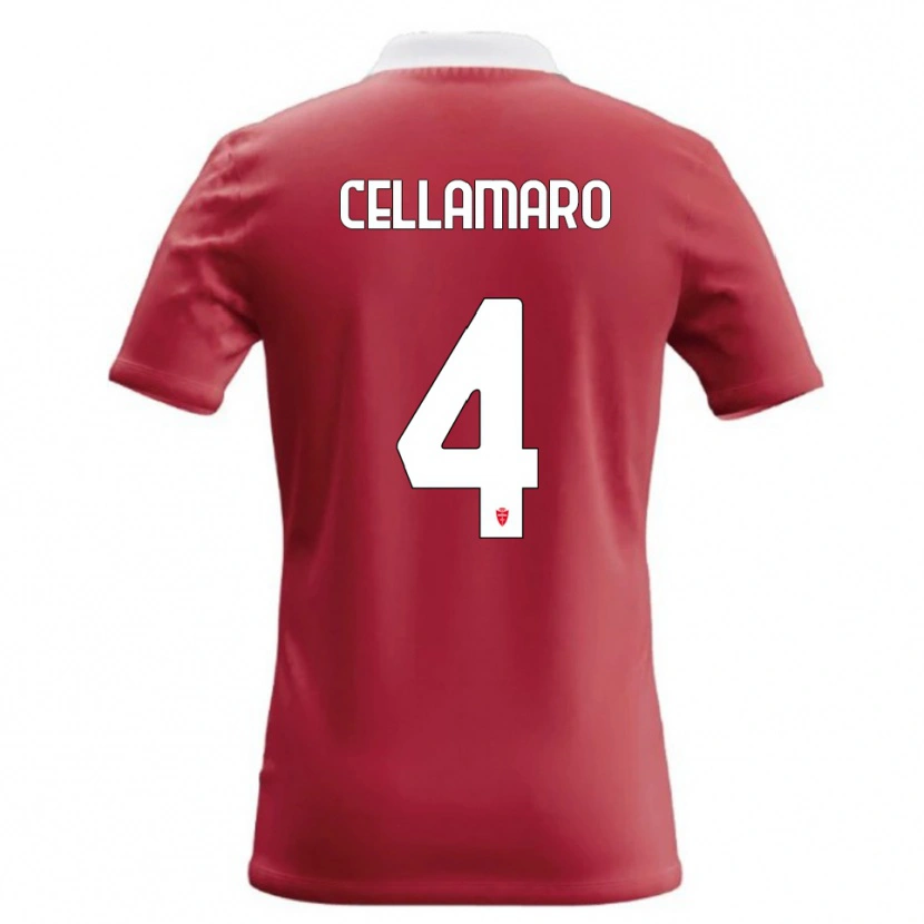 Danxen Damen Simone Cellamaro #4 Rot Weiß Heimtrikot Trikot 2026/27 T-Shirt Schweiz