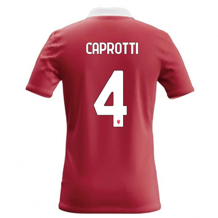 Danxen Damen Carlo Caprotti #4 Rot Weiß Heimtrikot Trikot 2026/27 T-Shirt Schweiz