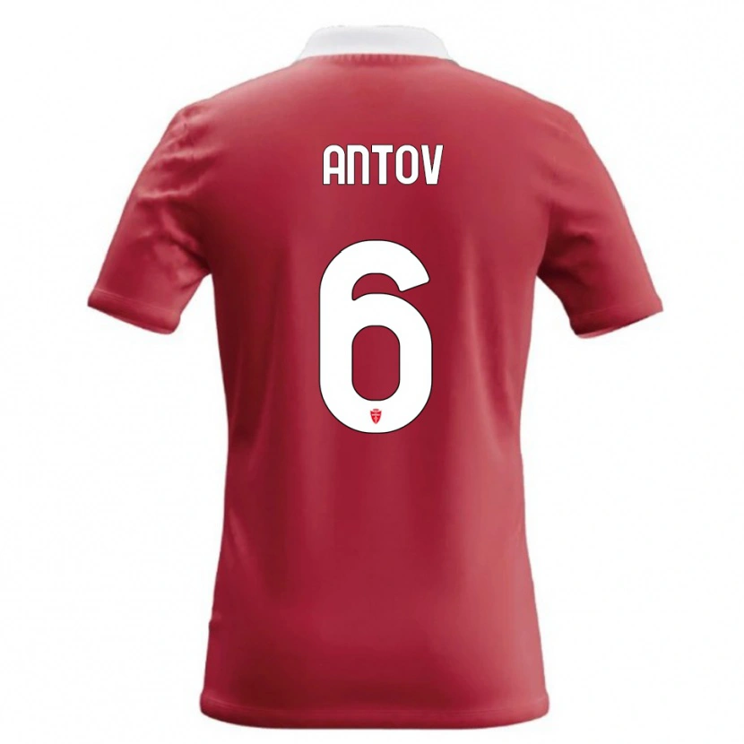 Danxen Damen Valentin Antov #6 Rot Weiß Heimtrikot Trikot 2026/27 T-Shirt Schweiz