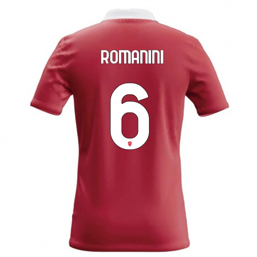 Danxen Damen Andrea Romanini #6 Rot Weiß Heimtrikot Trikot 2026/27 T-Shirt Schweiz