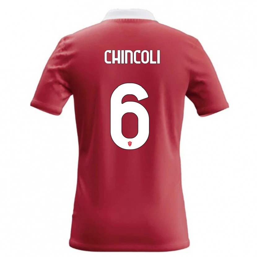 Danxen Damen Lorenzo Chincoli #6 Rot Weiß Heimtrikot Trikot 2026/27 T-Shirt Schweiz