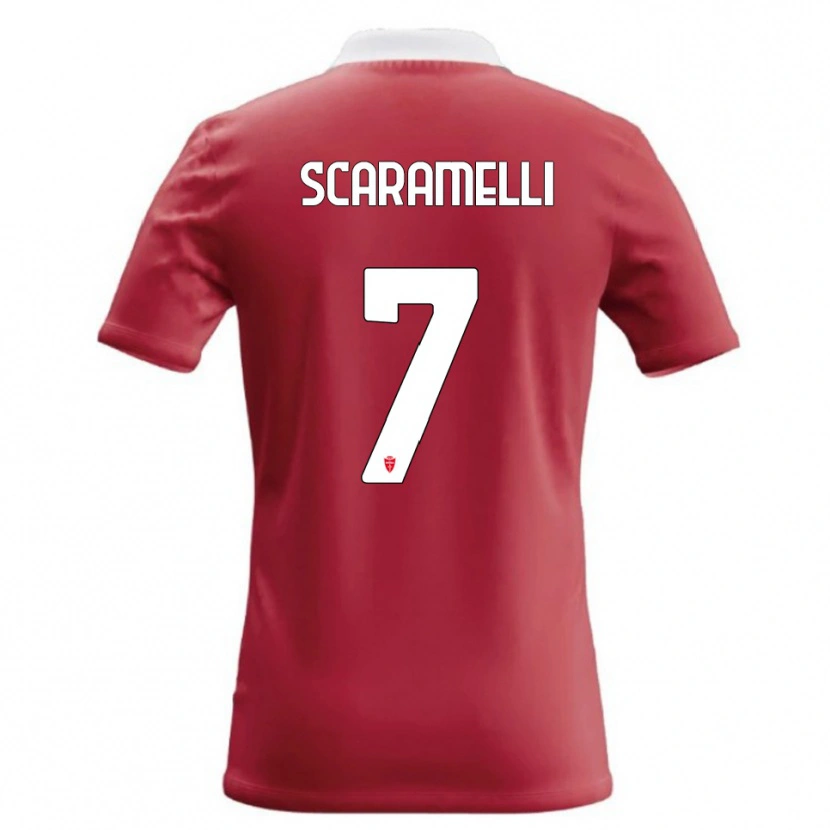 Danxen Damen Endris Scaramelli #7 Rot Weiß Heimtrikot Trikot 2026/27 T-Shirt Schweiz
