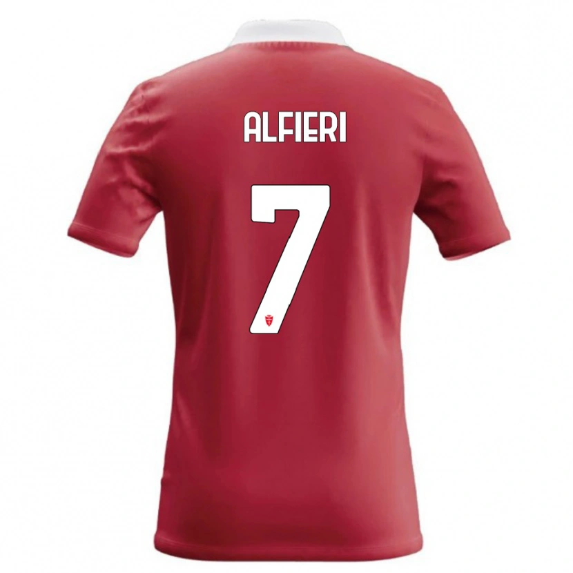 Danxen Damen Orazio Alfieri #7 Rot Weiß Heimtrikot Trikot 2026/27 T-Shirt Schweiz