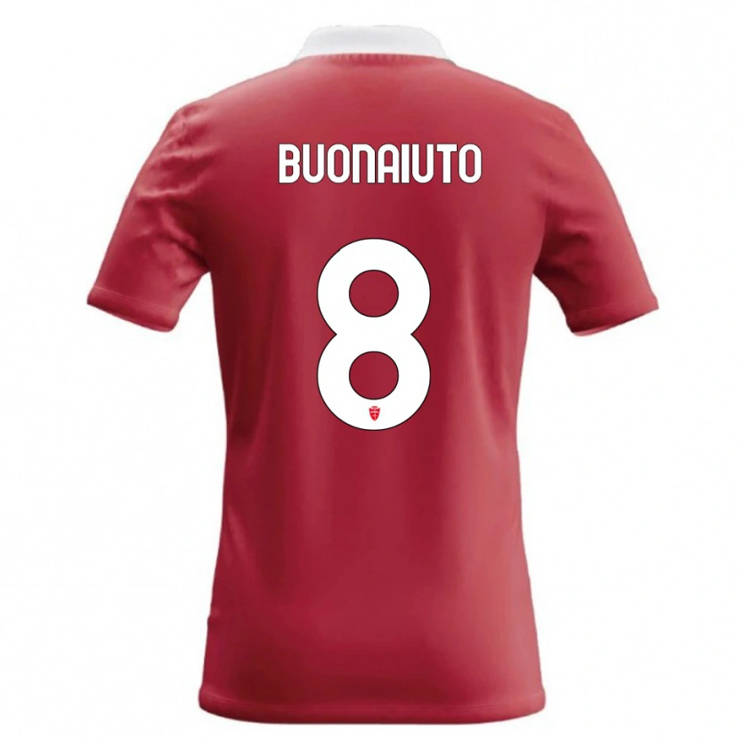 Danxen Damen Marco Buonaiuto #8 Rot Weiß Heimtrikot Trikot 2026/27 T-Shirt Schweiz
