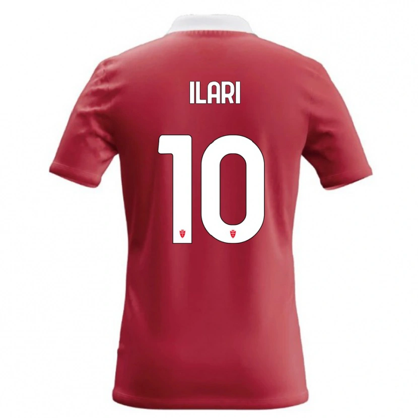 Danxen Damen Mario Ilari #10 Rot Weiß Heimtrikot Trikot 2026/27 T-Shirt Schweiz