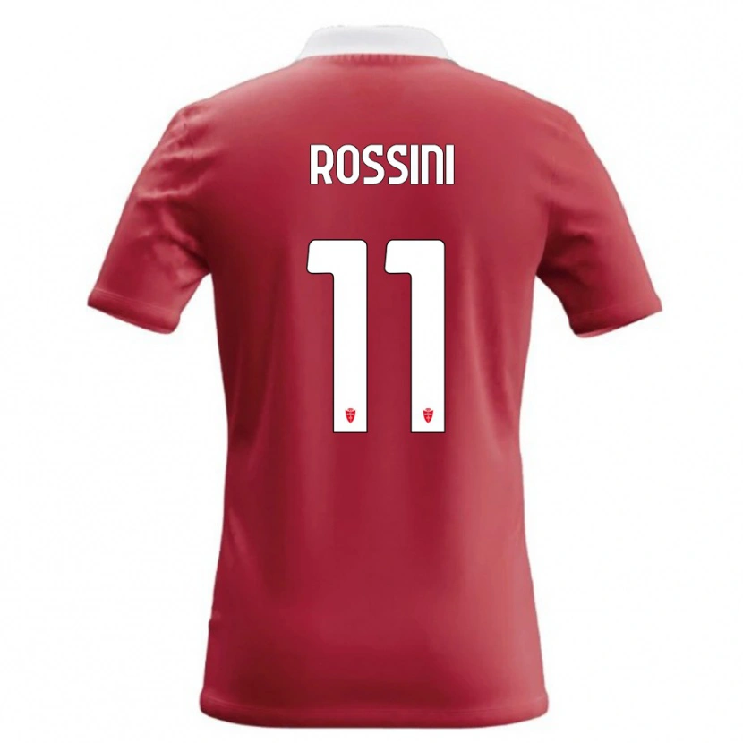 Danxen Damen Andrea Rossini #11 Rot Weiß Heimtrikot Trikot 2026/27 T-Shirt Schweiz