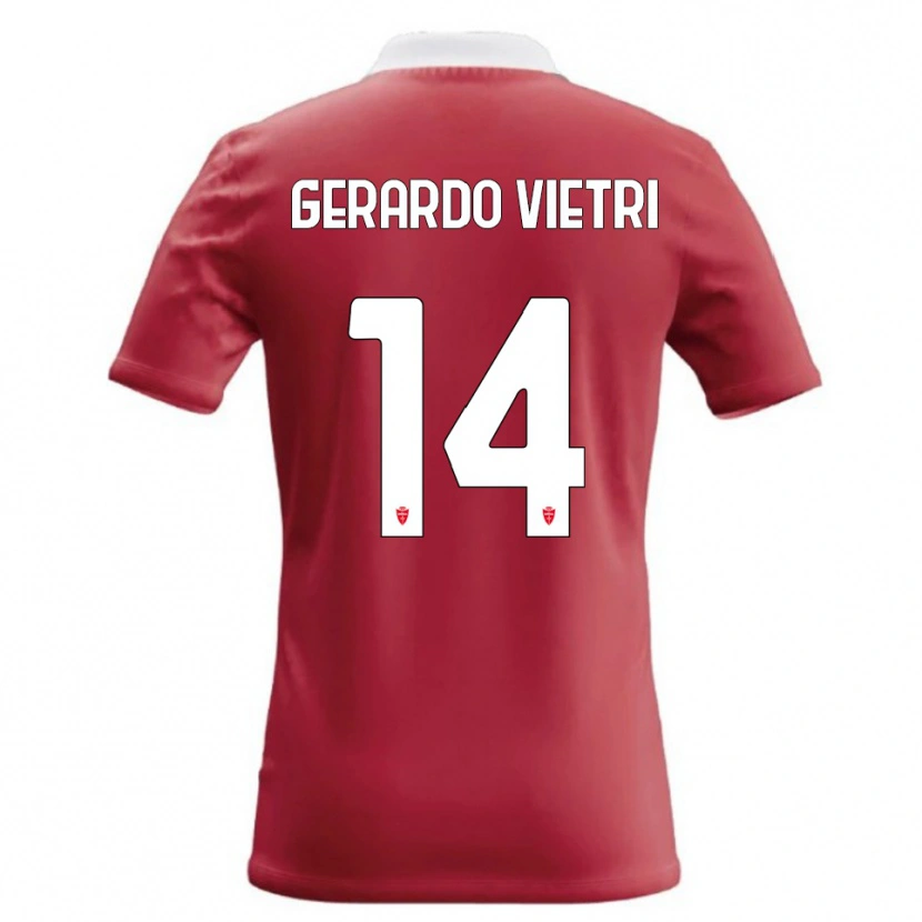 Danxen Damen Alessandro Gerardo Vietri #14 Rot Weiß Heimtrikot Trikot 2026/27 T-Shirt Schweiz