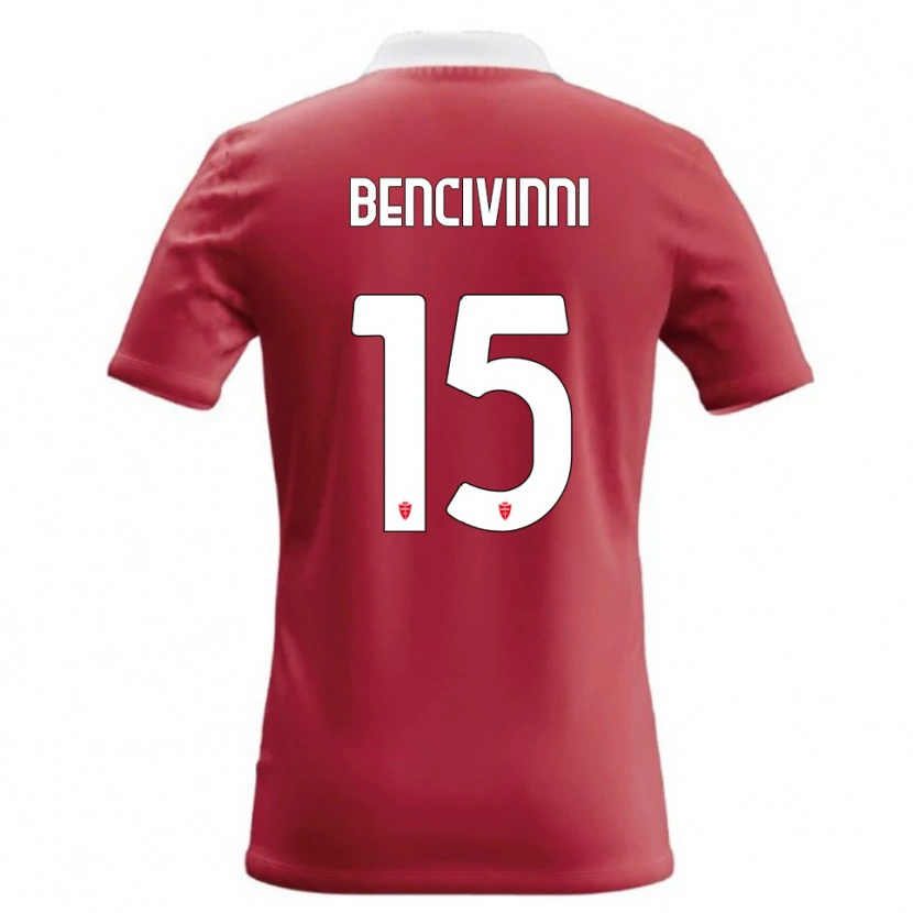 Danxen Damen Boris Bencivinni #15 Rot Weiß Heimtrikot Trikot 2026/27 T-Shirt Schweiz