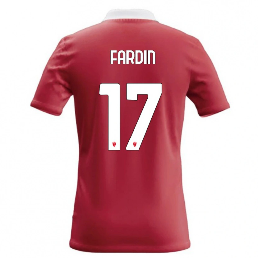 Danxen Damen Giulio Fardin #17 Rot Weiß Heimtrikot Trikot 2026/27 T-Shirt Schweiz