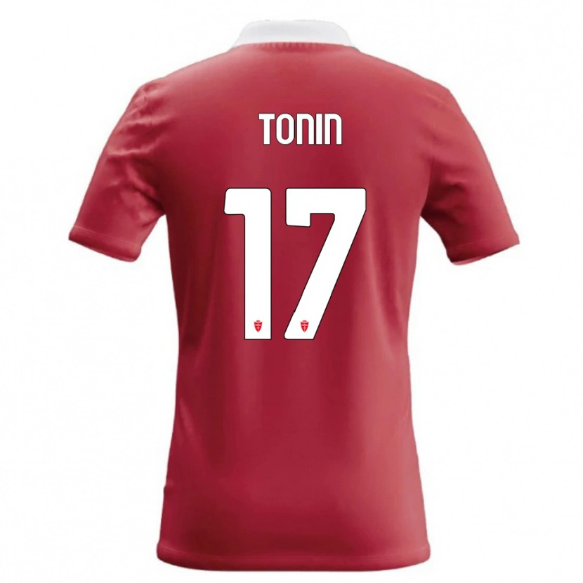 Danxen Damen Andrea Tonin #17 Rot Weiß Heimtrikot Trikot 2026/27 T-Shirt Schweiz