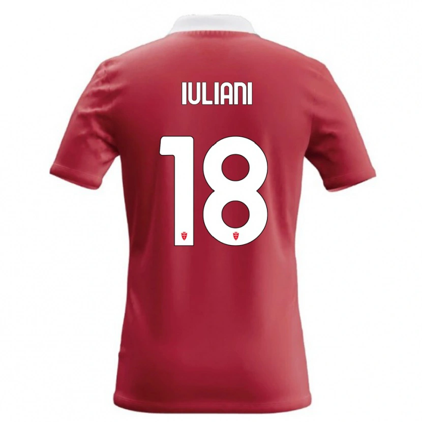 Danxen Damen Giacomo Iuliani #18 Rot Weiß Heimtrikot Trikot 2026/27 T-Shirt Schweiz