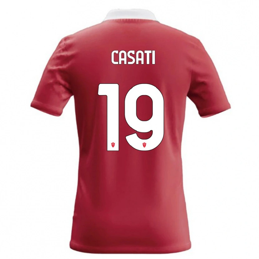 Danxen Damen Leonardo Casati #19 Rot Weiß Heimtrikot Trikot 2026/27 T-Shirt Schweiz