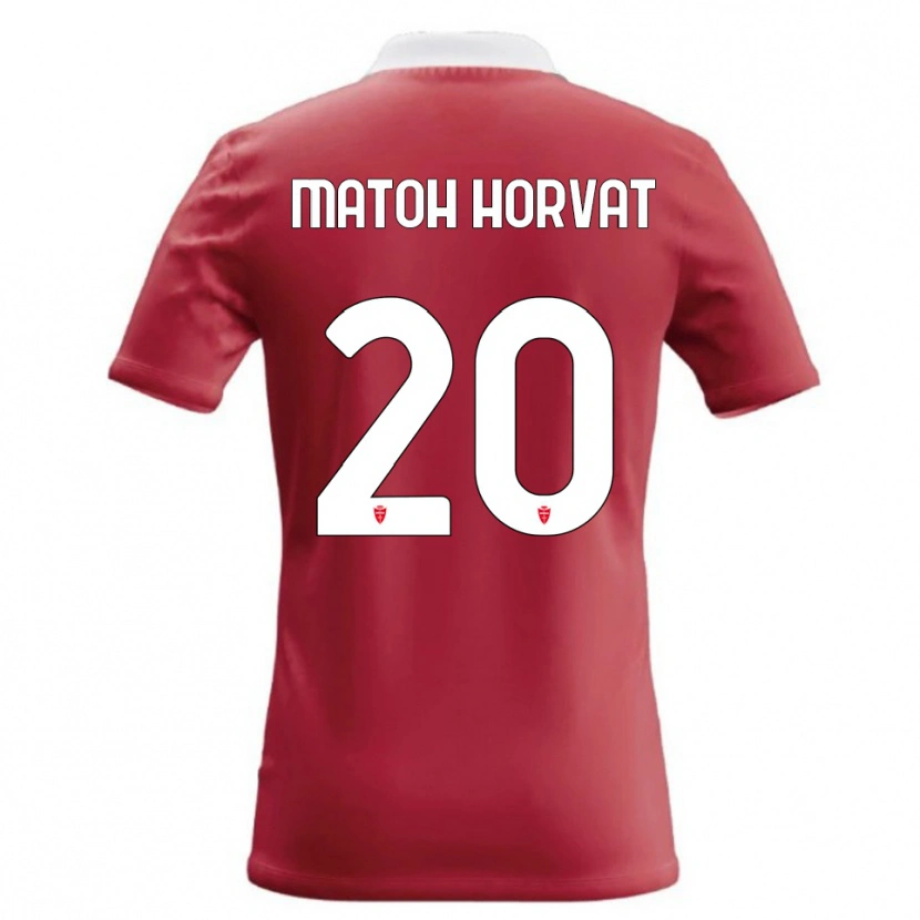Danxen Damen Liam Matoh Horvat #20 Rot Weiß Heimtrikot Trikot 2026/27 T-Shirt Schweiz