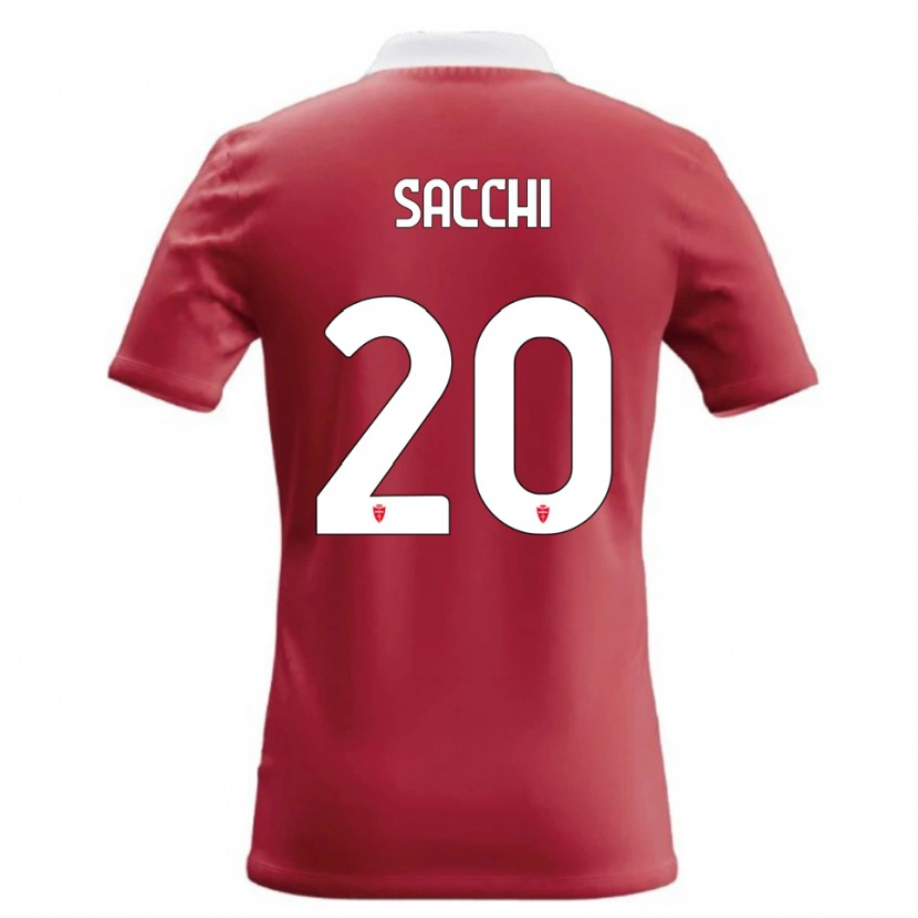 Danxen Damen Riccardo Sacchi #20 Rot Weiß Heimtrikot Trikot 2026/27 T-Shirt Schweiz