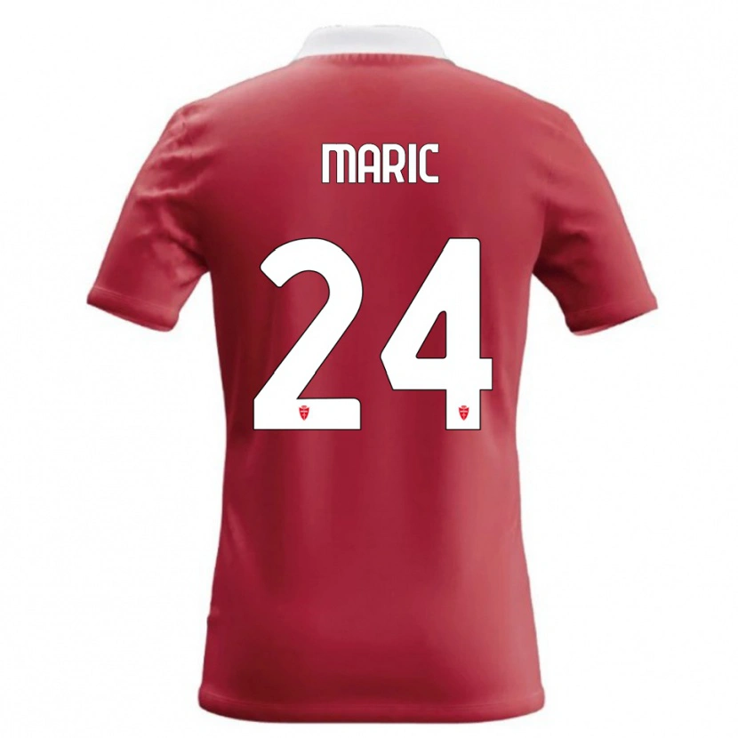 Danxen Damen Mirko Maric #24 Rot Weiß Heimtrikot Trikot 2026/27 T-Shirt Schweiz