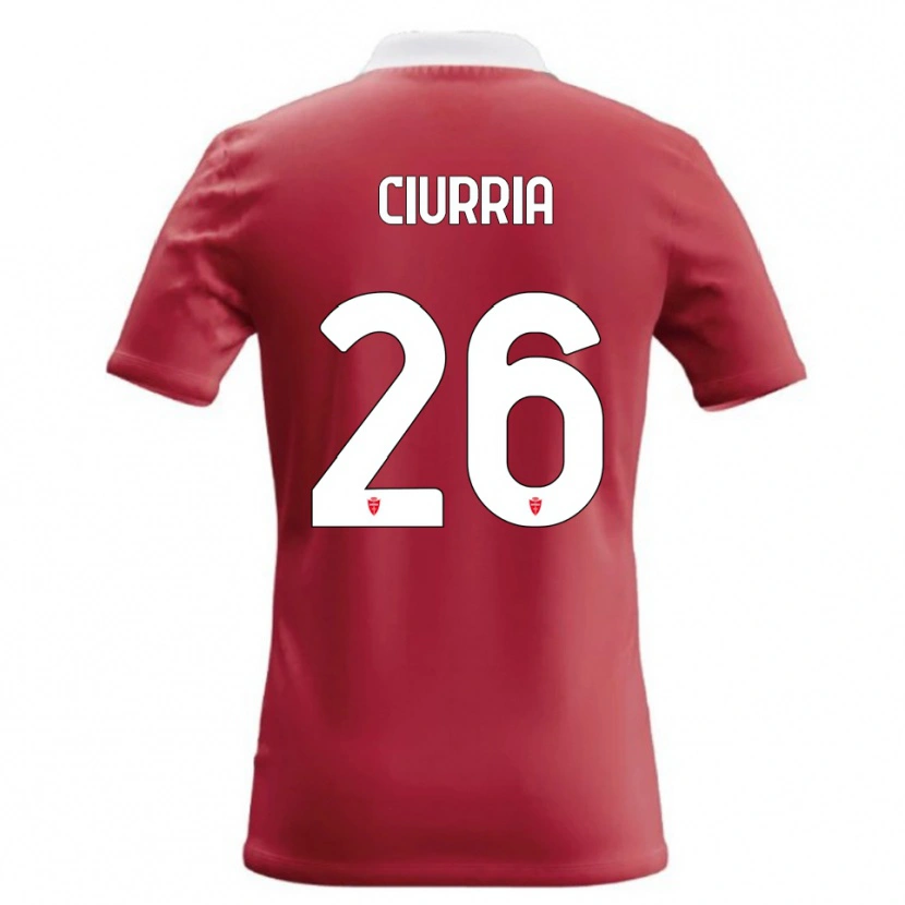Danxen Damen Patrick Ciurria #26 Rot Weiß Heimtrikot Trikot 2026/27 T-Shirt Schweiz