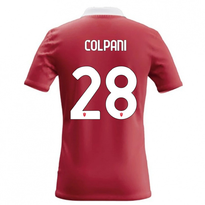 Danxen Damen Andrea Colpani #28 Rot Weiß Heimtrikot Trikot 2026/27 T-Shirt Schweiz
