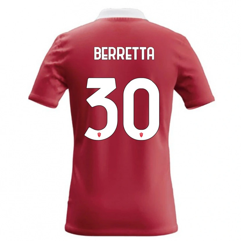 Danxen Damen Alessandro Berretta #30 Rot Weiß Heimtrikot Trikot 2026/27 T-Shirt Schweiz